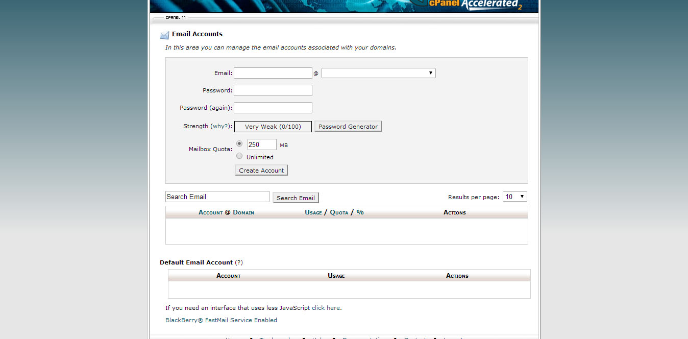 cPanel Domain E-Mail Oluşturma